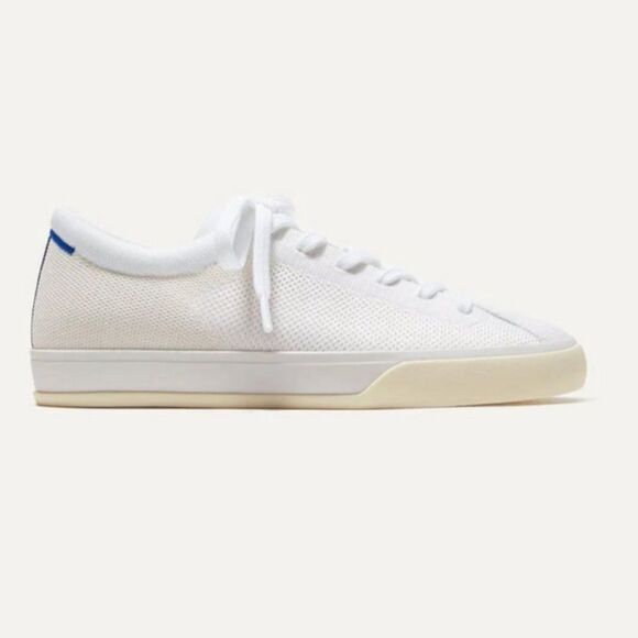 Rothys Womens White Knit Lace-Up Sneakers Size 8 - Picture 3 of 11